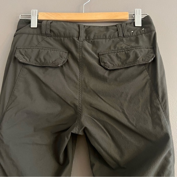 REI Womens Cargo Pants Outdoor Hiking UPF 30+ Bungee Cuffs Green Sz 2 - Picture 6 of 11